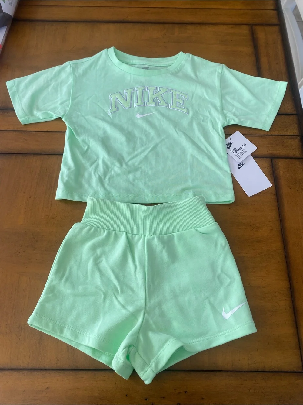 NWT Nike Toddler Girls Shirt and Shorts Matching Set 4T